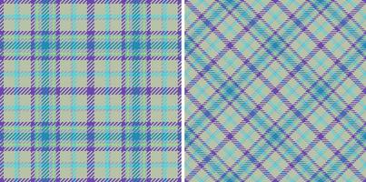 Vektor karierter Hintergrund. Tartan-Check nahtlos. Stoffmuster Textur Textil.