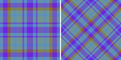 Textur Tartan-Plaid. Vektor-Gewebe-Hintergrund. Nahtlose Textilmusterprüfung. vektor