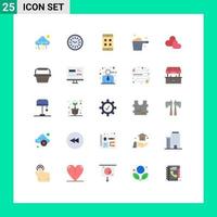 25 kreativ ikoner modern tecken och symboler av förälskelser hjärta mobil hushållning rengöringsmedel redigerbar vektor design element