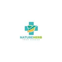 Logo für Naturmedikamente vektor