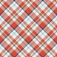 tartan schottland nahtloser karierter mustervektor. Retro-Hintergrundstoff. Vintage Check Farbe quadratische geometrische Textur. vektor