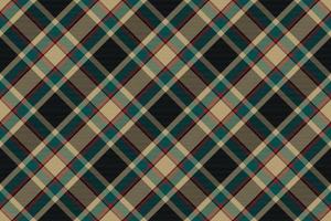 tartan pläd mönster i grön. skriva ut tyg textur sömlös. kolla upp vektor bakgrund.