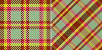 textile Hintergrundprüfung. Muster Tartan-Textur. nahtloser Vektorkarostoff. vektor