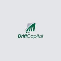 abstraktes Logo-Design, Drift-Capital-Logo vektor