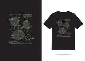 T-Shirt-Design. Vektordesign. Typografie-Design. Typografie-T-Shirt-Design. grünes T-Shirt-Design. weißes Typografie-Design, schwarzes T-Shirt-Design. vektor