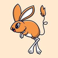 niedliche springmaus cartoon vektor symbol illustration