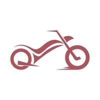 Motorrad-Logo-Icon-Design vektor