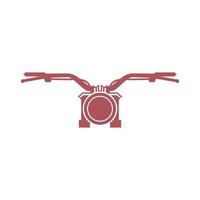 motorcykel logotyp ikon design vektor