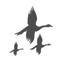 Gans-Logo-Icon-Design vektor