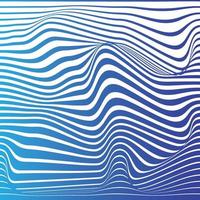 monochrome abstrakte Kontur blaue und weiße Linien vektor