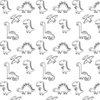 Hintergrund mit Dinosauriern. vektor