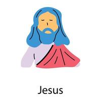 trendige Jesus-Konzepte vektor