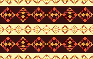 geometrisches indigenes ethnisches musterkonzept. Geometrie Musterdesign. Design für indigenen Stil, Stoff, Boho, Teppich, Ikat, Tribal, Batik, Vektor, Illustration, Musterstil vektor
