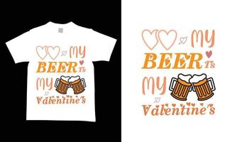 valentine t-shirt design mallar vektor