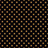 orange och gul sömlös stjärnor mönster på svart bakgrund vektor