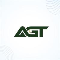 agt gta golf logotyp mall i modern kreativ minimal stil vektor design