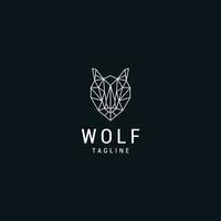 Wolf-Logo-Icon-Design-Vektor vektor