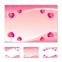 rosa bakgrund. kärlek vektor symbol för Lycklig kvinnors, mor, hjärtans dag, födelsedag hälsning kort design.