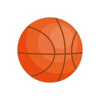 Basketballball isoliert auf weißem Hintergrund. Vektor-Illustration. vektor