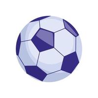 fotboll boll isolerat på vit bakgrund. vektor illustration.