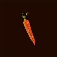 Karotten-Gemüsegrafikart-Illustrationsdesign vektor