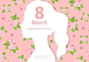 Floral Woman's Day Vector