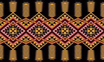 tyg mönster geometrisk för bakgrund matta tapet Kläder slå in batik tyg broderi illustration vektor skön