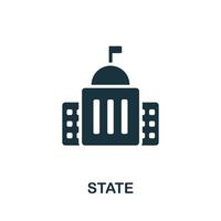 stat ikon. enkel element från kris samling. kreativ stat ikon för webb design, mallar, infographics och Mer vektor