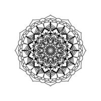 Mandala kreatives Design mit floraler und orientalischer Form. ethnische Kunst der Mandala-Vektorillustration vektor