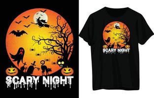 halloween t-shirt design vektor