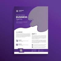 kreative professionelle Business- und Corporate-Flyer-Design-Vorlage vektor