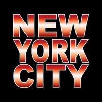 ny york vektor text typografi design