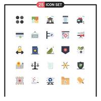25 kreativ ikoner modern tecken och symboler av camping användare Hem smartphone gränssnitt redigerbar vektor design element