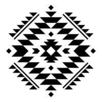 geometrische ethnische Musterkunst. amerikanischer, mexikanischer Stil. Hintergrund aztekische Stammesverzierung. design für stoff, kleidung, textil, logo, symbol. vektor