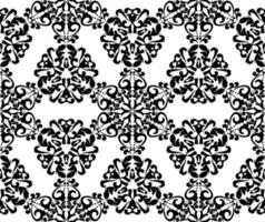 mönster från årgång spets mandala mönster. sömlös vektor bakgrund med arabesk ornament. svart och vit. för tyg, bricka, tapet eller förpackning.
