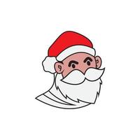 santa claus vektor illustrationer design ikon