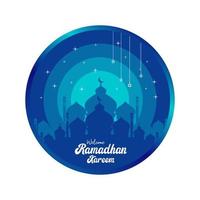 ramadan kareem illustration vektor design.
