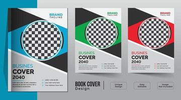 Corporate Business Book Cover Template-Design vektor