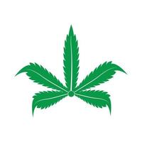Symbol und Symbol für Cannabisblätter vektor