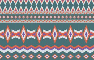 Navajo-Indianer-Stoff nahtloses Muster, geometrischer Stammes-ethnischer traditioneller Hintergrund, Design-Elemente, Design für Teppich, Tapete, Kleidung, Teppich, Interieur, Stickerei-Vektor-Illustration. vektor