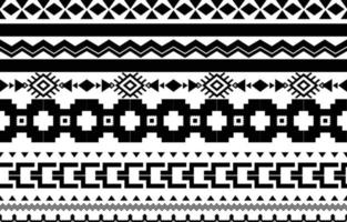 afrikanisches Stammesschwarzweiss-abstraktes ethnisches geometrisches Muster. design für hintergrund oder wallpaper.vektorillustration zum druck von stoffmustern, teppichen, hemden, kostümen, turban, hüten, vorhängen. vektor