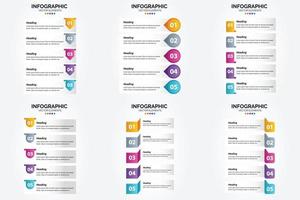 Dieses Vektor-Infografik-Set eignet sich perfekt für die Werbung in einer Broschüre. Flyer. oder Magazin. vektor