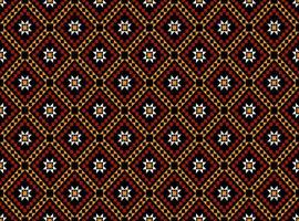 geometrisches ethnisches orientalisches nahtloses muster traditionelles design für hintergrund, teppich, tapete, kleidung, verpackung, batik, stoff, vektor, illustration, stickereistil. vektor