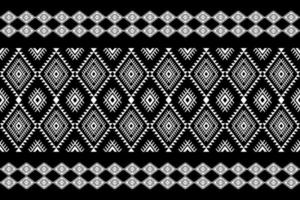 geometrisches ethnisches orientalisches nahtloses muster traditionelles design für hintergrund, teppich, tapete, kleidung, verpackung, batik, stoff, vektor, illustration, stickereistil. vektor