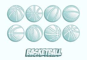 Kostenlose Basketball Textur Vektor