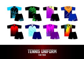 Tennis Uniform For Men Gratis Vector