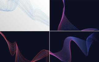 Sammlung von geometrischen Mustern mit minimalen Linien vektor