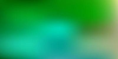ljusblå, grön vektor abstrakt oskärpa bakgrund.