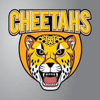 Geparden-Maskottchen-Logo vektor