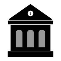 Symbol für Bankgebäude vektor